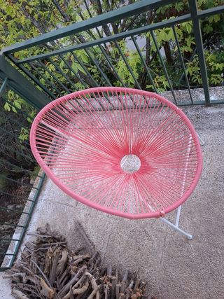 Silla Acapulco rosa ( 2 sillas iguales)