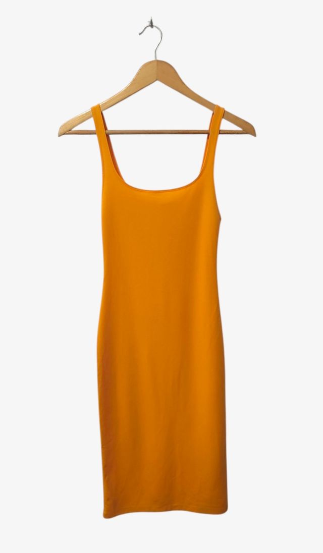Vestido naranja Zara mujer Talla S