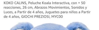Peluche Koala Interactivo