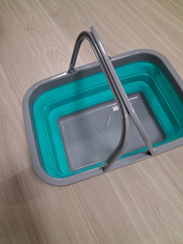 Cesta plegable de plástico