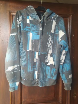 Sudadera Volcom azul y gris