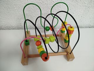 Juego de ábaco de madera