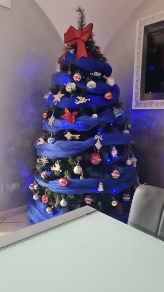 Albero Natale blu - Decorazioni