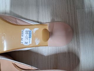 Zapatos rosa-blanco,talla 37