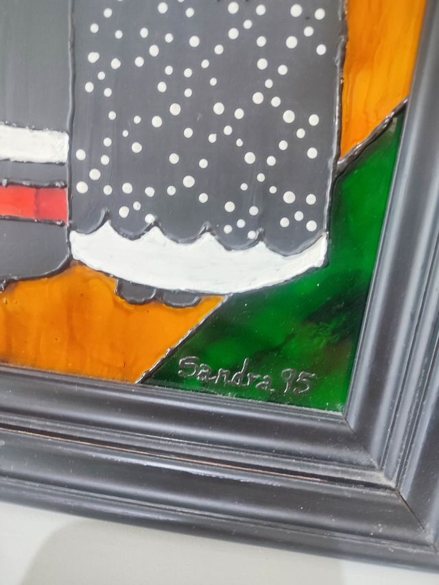 Cuadro artesanal multicolor