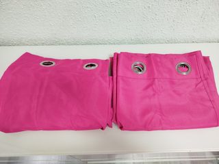Cortinas opacas rosas