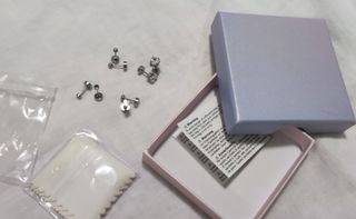 Orecchini piercing argento