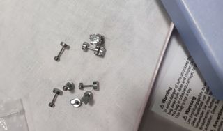 Orecchini piercing argento