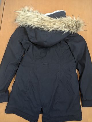 Parka Hollister azul marino