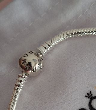 Pulsera Pandora 19cm plata