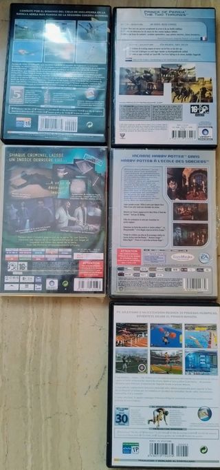 Lote 5 juegos PC y DVD Family Guy 