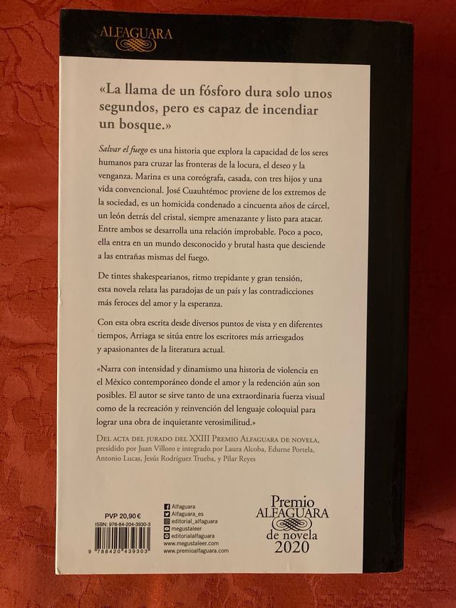 Salvar el fuego (Premio Alfaguara de novela) (S...