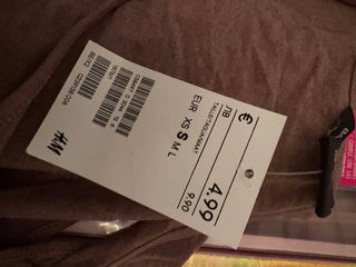 Canotta H&M marrone tg S