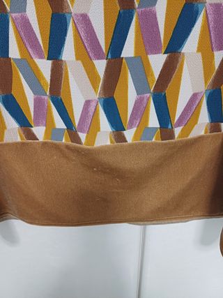 Blusa Zara sin mangas multicolor
