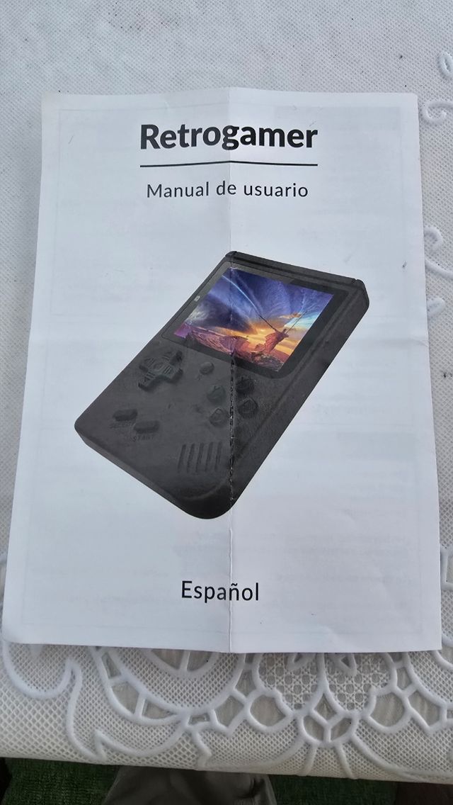 Consola Retro gamer roja