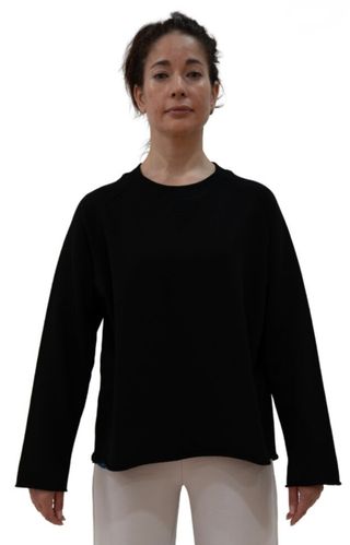 Camiseta negra manga larga