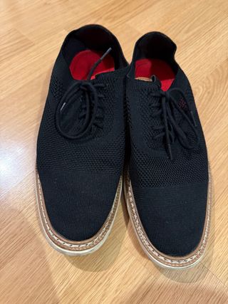 Zapatos negros de punto