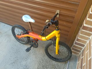 Bicicleta Orbea niño 16" amarilla-naranja