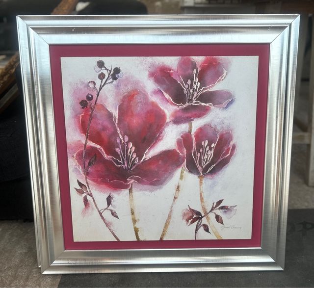 Cuadro Flores Rojas - Decoración