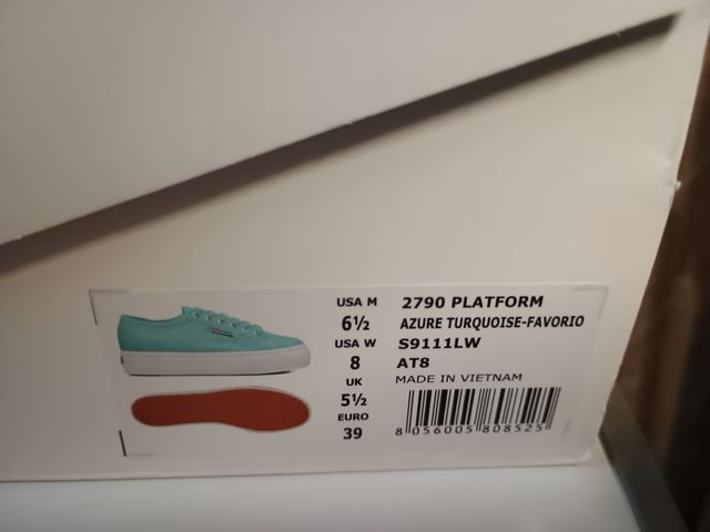 Superga 2790 Platform Azure – Sneakers donna