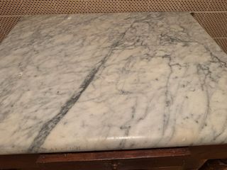 Tavolo antico marmo legno