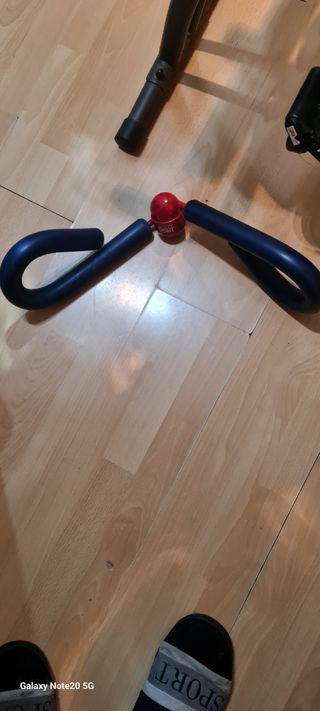 Bicicleta estática plegable