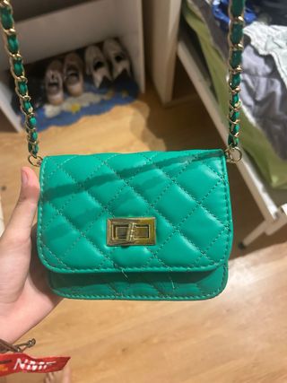 Bolso bandolera verde