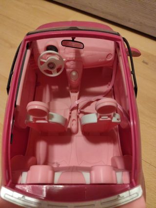Auto Barbie Fiat 500 rosa
