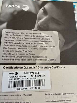 Cesta lavavajillas Fagor
