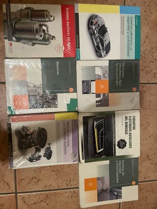 Libros grado medio y superior de mecánica 