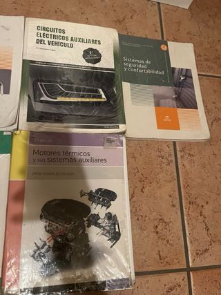 Libros grado medio y superior de mecánica 