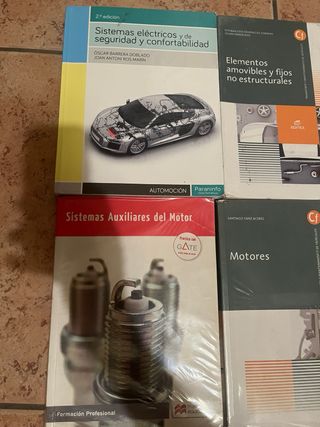 Libros grado medio y superior de mecánica 