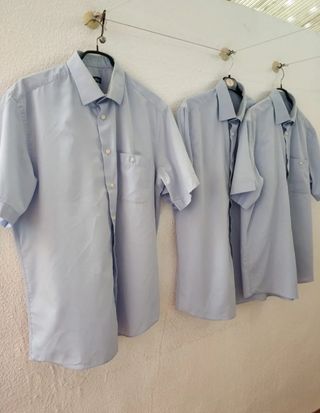 3 Camisas Dustin - Azul