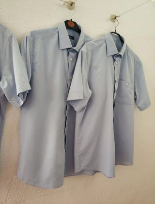 3 Camisas Dustin - Azul