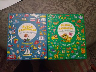 2 libros infantiles Busca y encuentra 