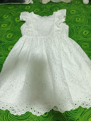 Vestido blanco niña - Talla 6 años 