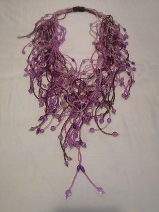Collar multicolor abalorios
