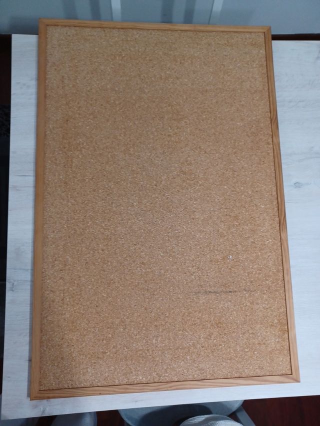 Tablón corcho madera/ cartelera 