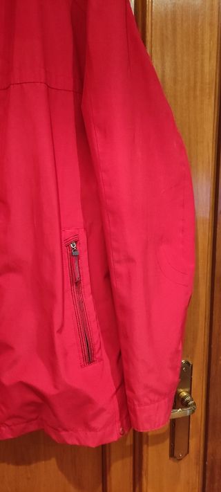Chaqueta cortavientos roja Seaman