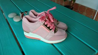 Bambas rosa | zapatillas rosa dorado