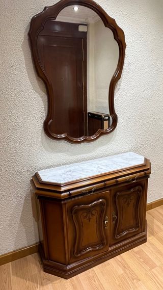 Aparador vintage con espejo a juego