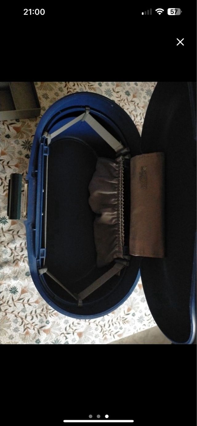 Neceser azul de viaje