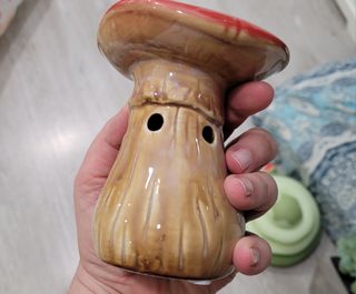 2 setas de cerámica casita 