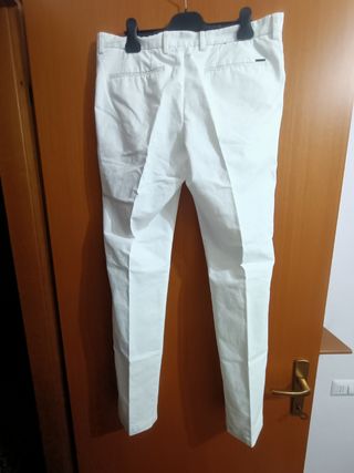 Pantaloni Hugo Boss bianchi