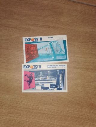 Camiseta Expo '92: ¡Nueva! mas dos entradas