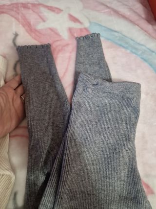 3 Leggins punto suave niña 9 años