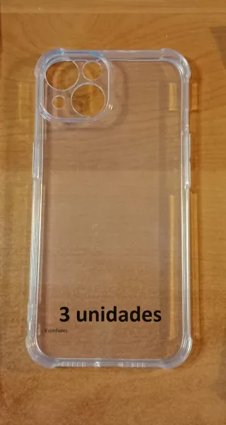 3 Fundas iPhone 13 Transp.