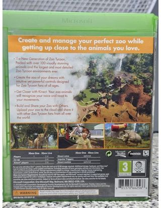 JUEGO Xbox One Zoo Tycoon