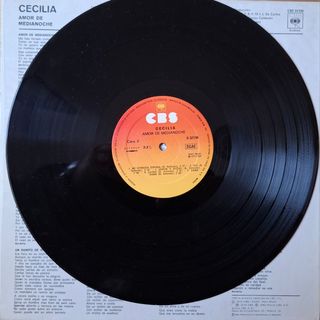 Vinilo Cecilia - Amor de Medianoche