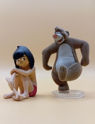 Figurines Libro della Giungla • Mowgli e Baloo